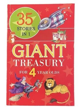 Giant Treasury For 4 Year Olds 35 Stories Parragon 2010 Animals Space Adventure